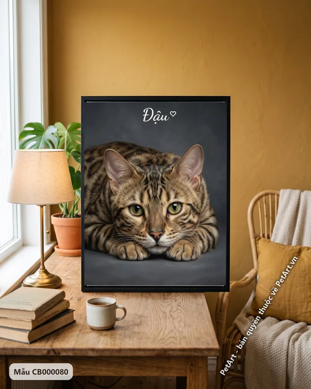 Mèo Bengal chân dung chân thực nằm · ảnh thực tế
