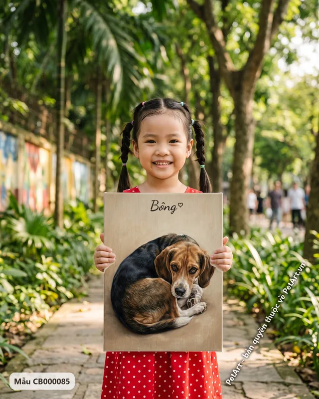 Tranh chân dung chân thực · Beagle