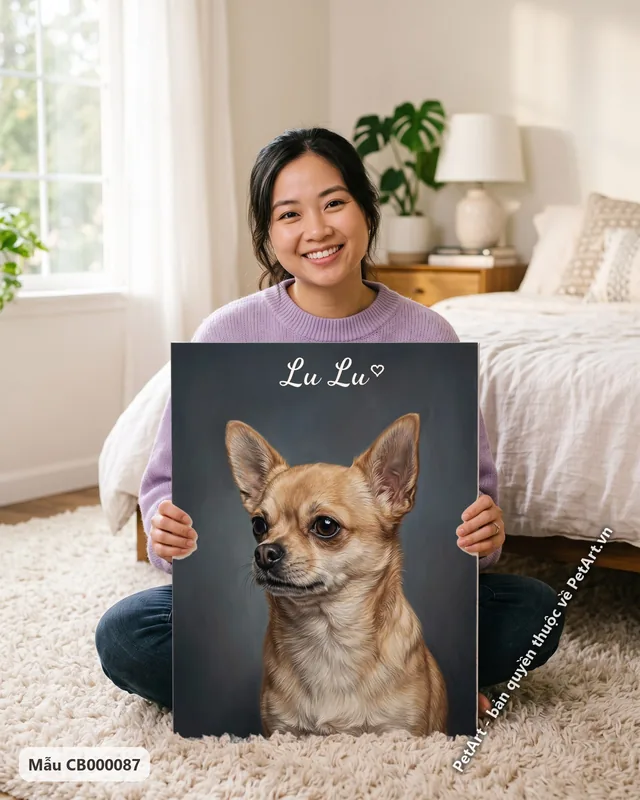 Tranh chân dung chân thực · Chihuahua