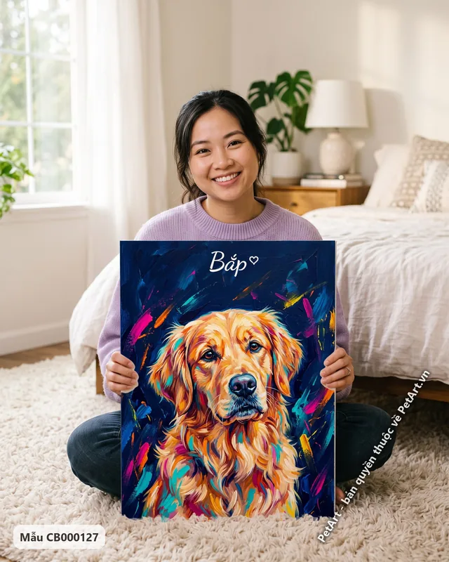 Tranh acrylic hiện đại · Golden