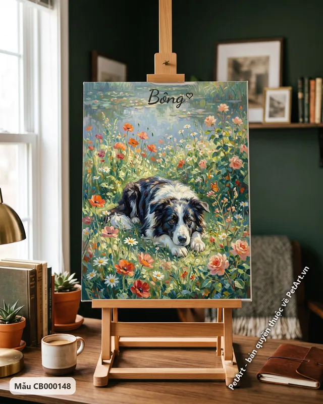 Tranh nghệ thuật ấn tượng · Border Collie