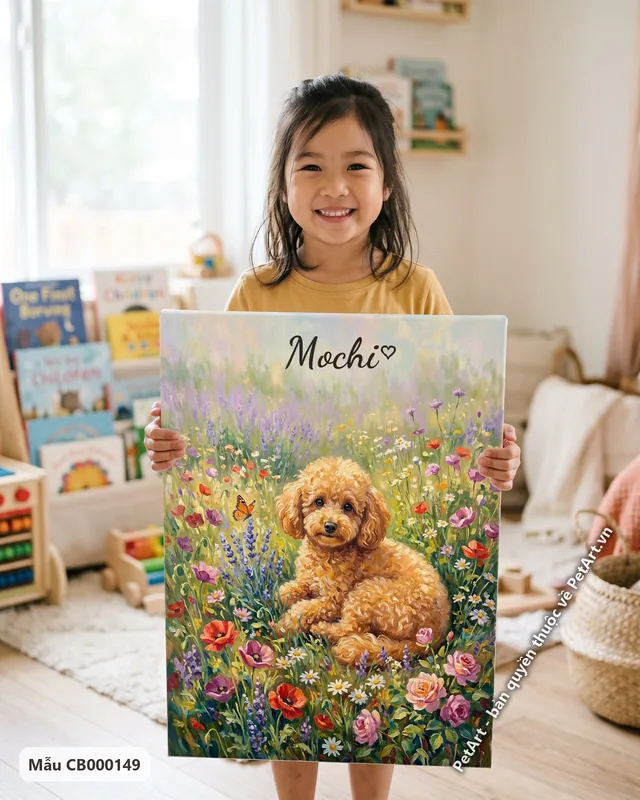 Tranh nghệ thuật ấn tượng · Poodle