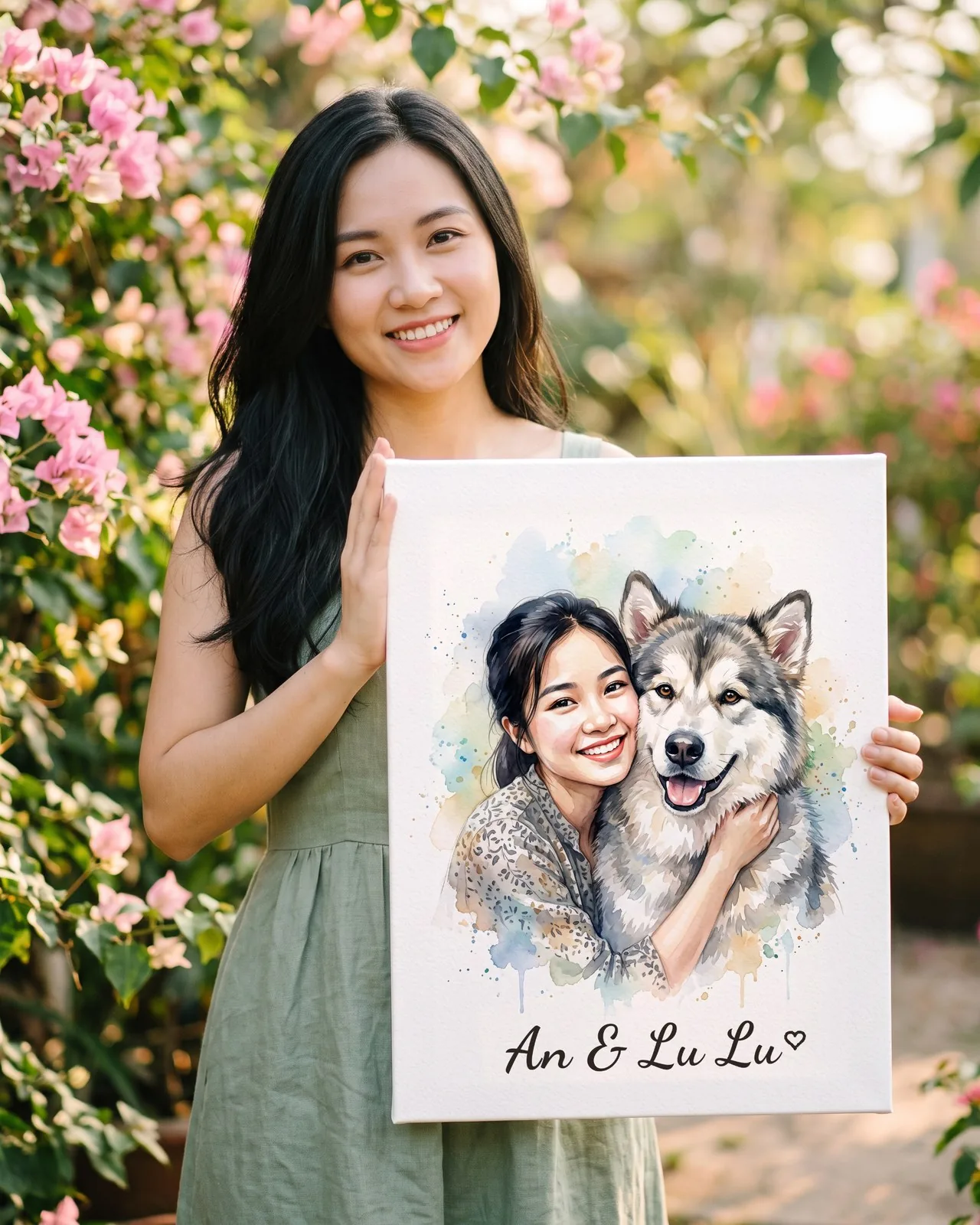 Tranh chủ và thú cưng · Alaska · Ảnh thực tế