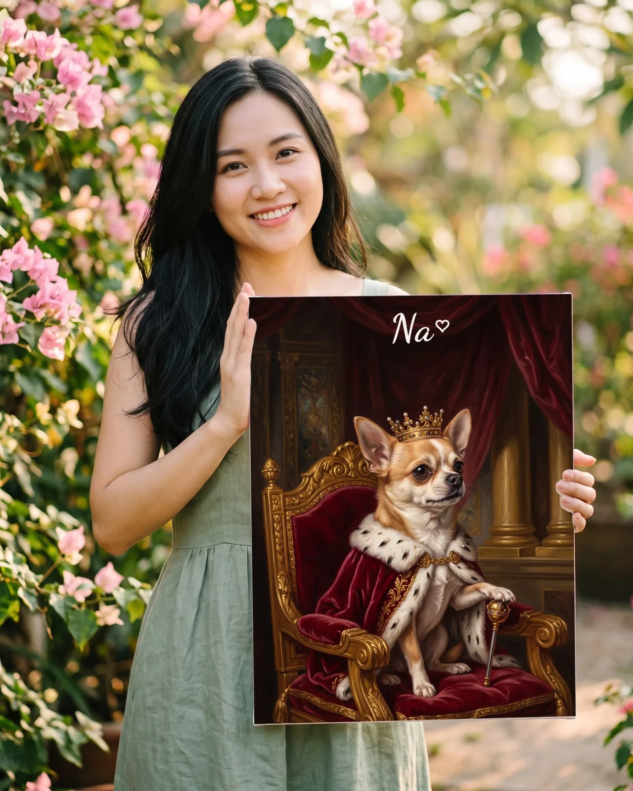 Tranh vua và nữ hoàng · Chihuahua · Ảnh thực tế