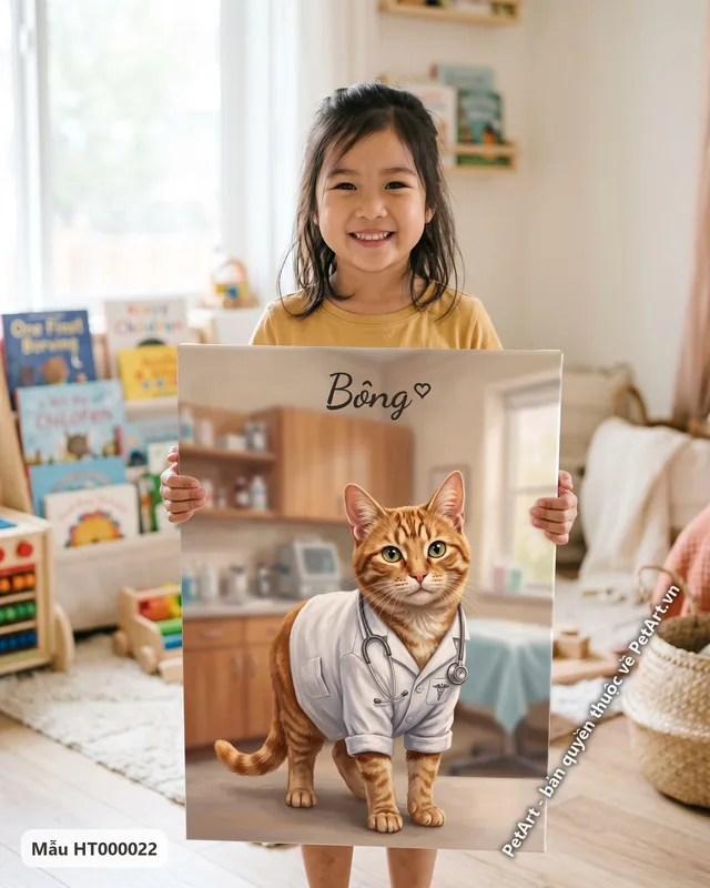 Mèo mướp cam làm bác sĩ, phong cách nghề nghiệp · góc khác