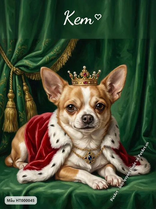 Chó Chihuahua quý tộc, tranh hoàng gia · ảnh tranh