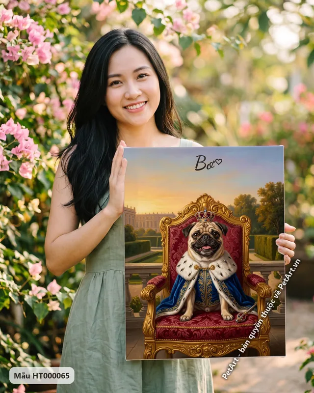 Tranh vua và nữ hoàng · Pug