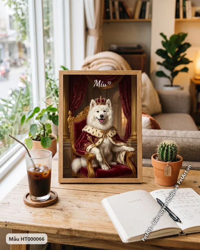 Tranh vua và nữ hoàng · Samoyed