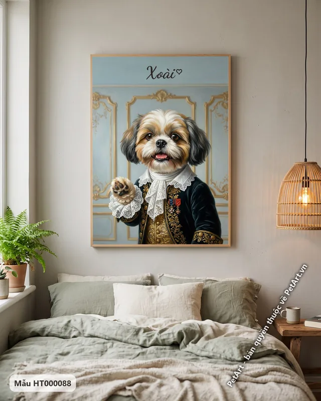 Tranh quý tộc châu Âu · Shih Tzu