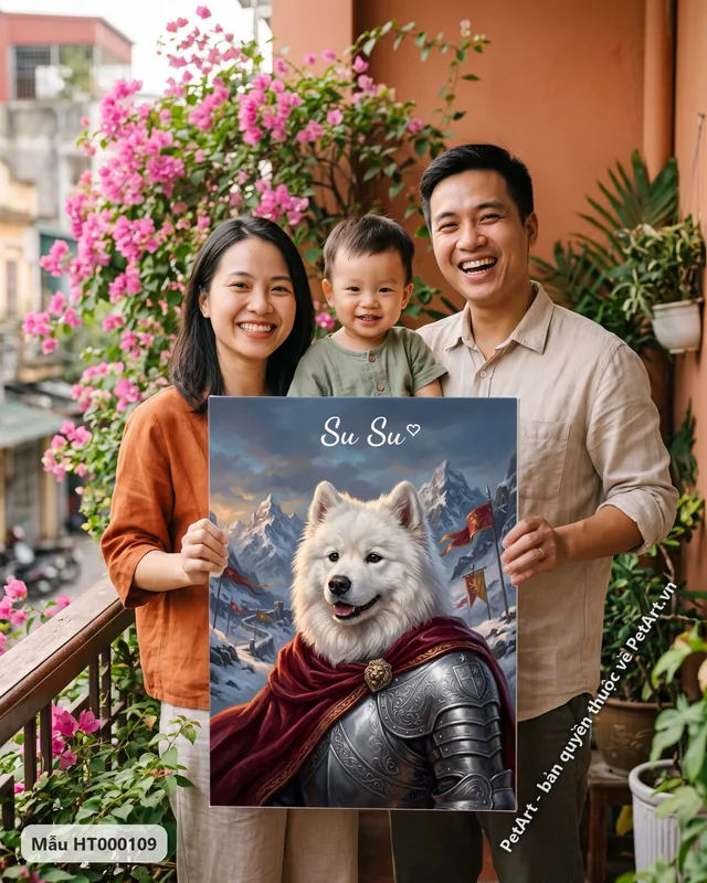 Tranh chiến binh, hiệp sĩ · Samoyed