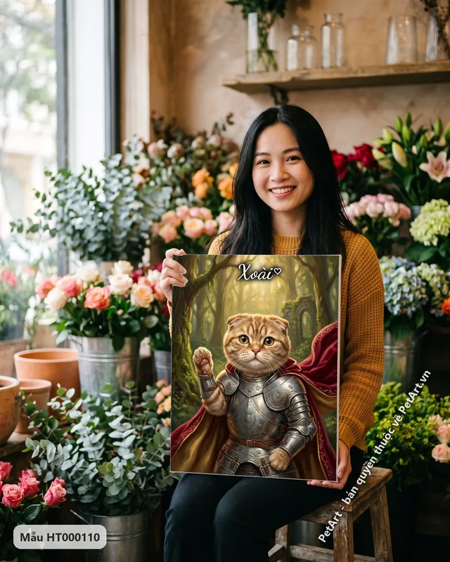 Mèo tai cụp hiệp sĩ áo giáp rừng · góc khác