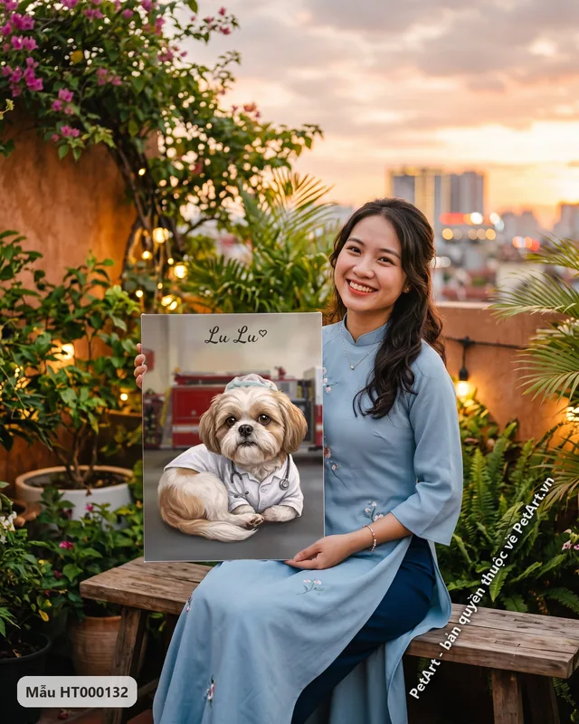 Chó Shih Tzu bác sĩ nhỏ · góc khác