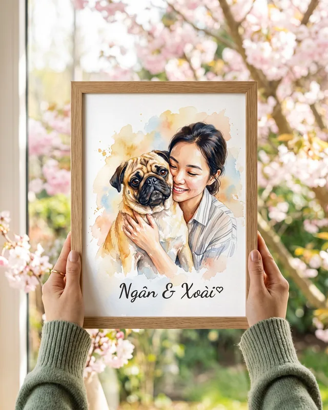 Tranh khoảnh khắc bên nhau