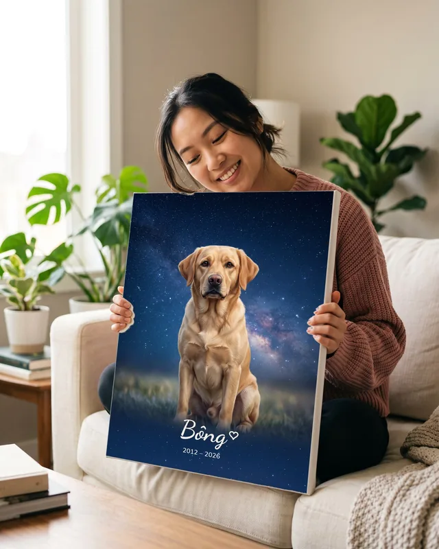 Tranh bầu trời sao kỷ niệm