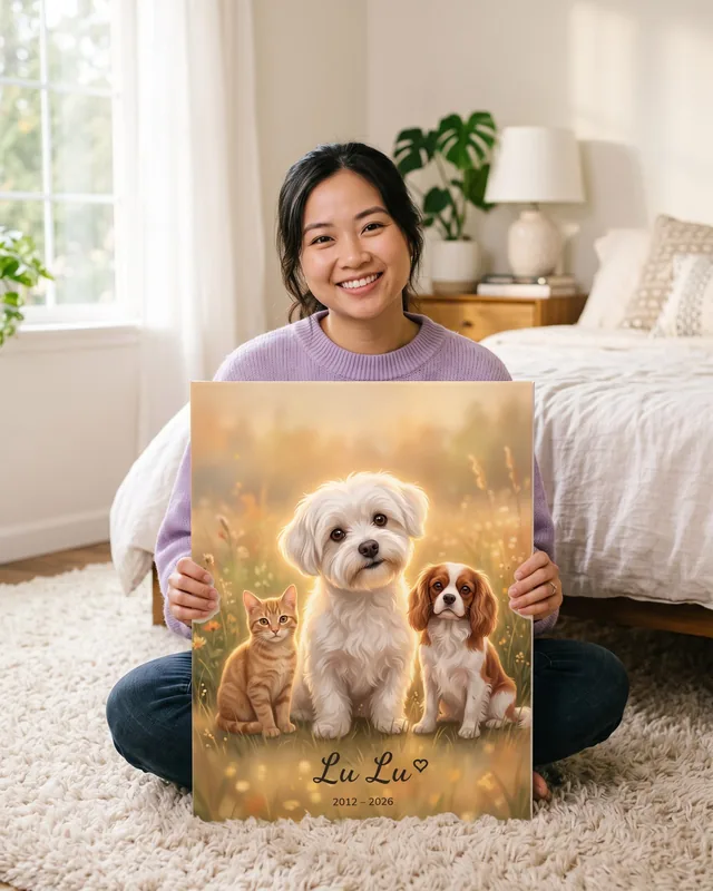 Tranh gia đình đoàn tụ