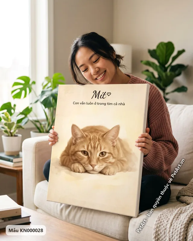 Mèo mướp cam nằm nghỉ ngơi · ảnh thực tế