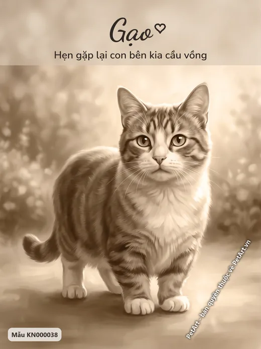 Mèo chân ngắn tưởng nhớ tông nâu · ảnh tranh
