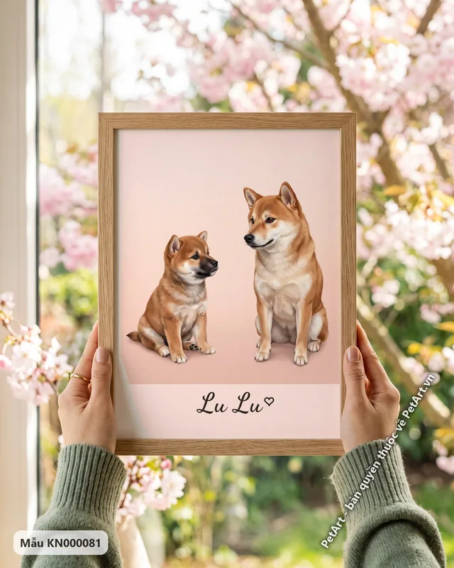 Chó Shiba mẹ con, phong cách hành trình trưởng thành · góc khác