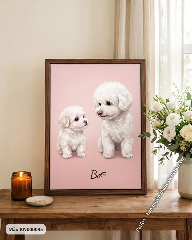 Tranh hành trình trưởng thành · Bichon