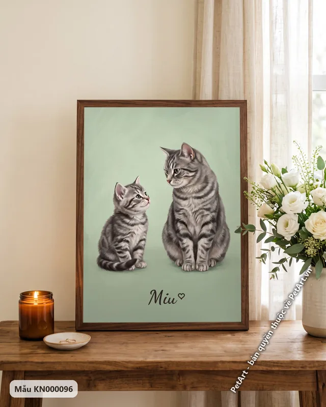 Mèo mướp con và lớn, hành trình trưởng thành · góc khác