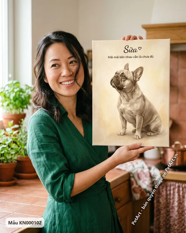 Tranh tưởng nhớ bé đã đi xa · Bull Pháp