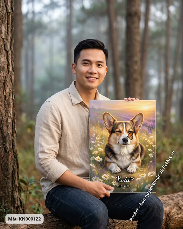 Tranh khu vườn ký ức · Corgi