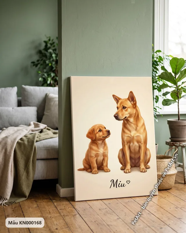 Chó ta vàng con và trưởng thành, phong cách Hành trình · góc khác