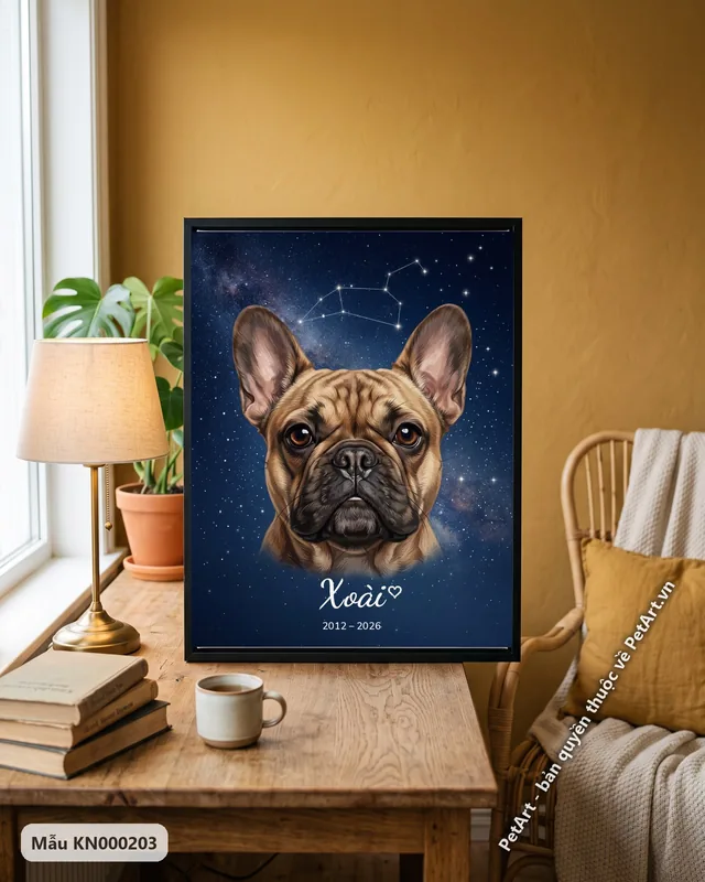 Tranh bầu trời sao kỷ niệm · Bull Pháp