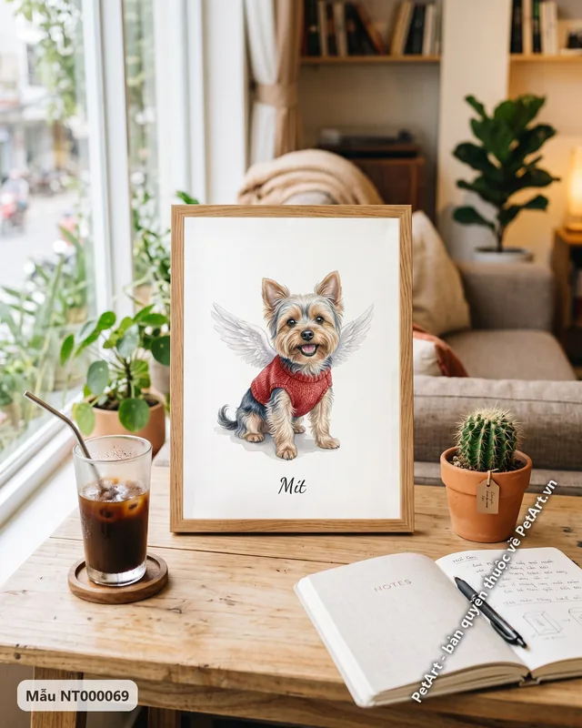Tranh bé thiên thần cánh trắng · Yorkshire