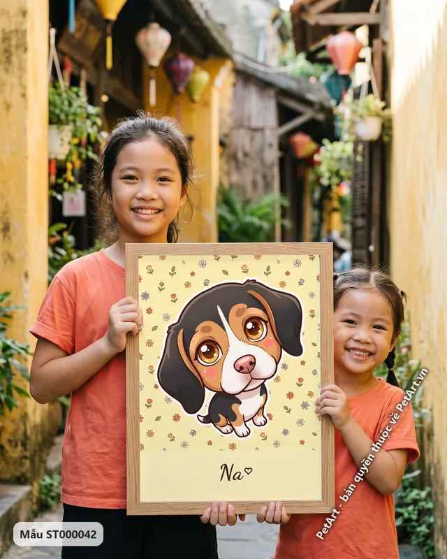 Tranh hoạt hình Chibi · Beagle