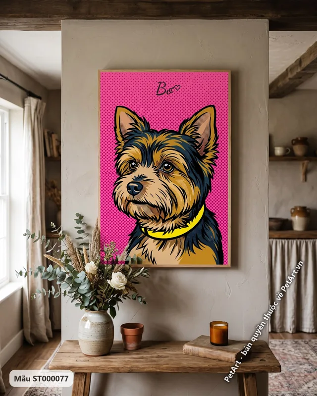 Tranh Pop Art nhiều màu · Yorkshire
