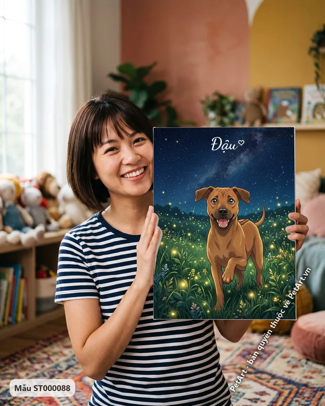 Tranh Anime Nhật Bản · chó Phú Quốc