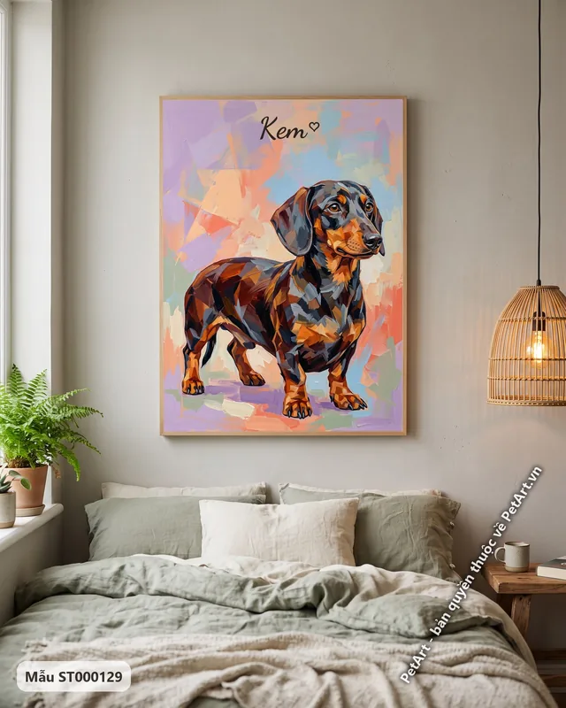 Tranh trừu tượng nghệ thuật · Lạp xưởng
