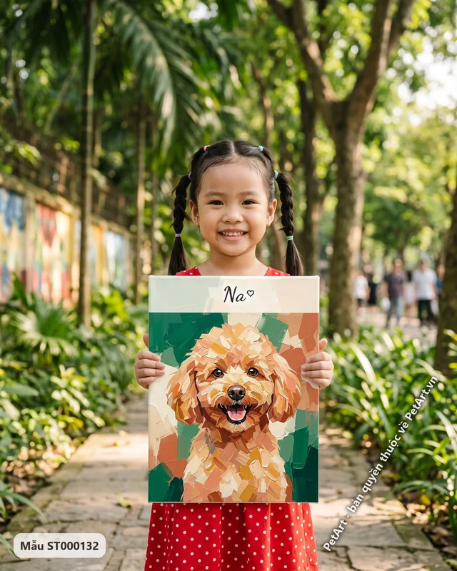 Tranh trừu tượng nghệ thuật · Poodle
